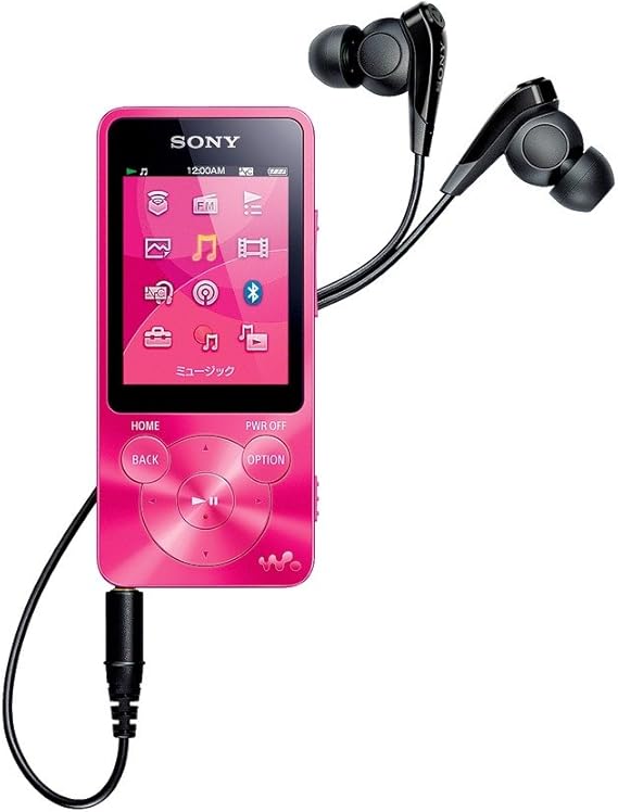 Sony SONY Walkman S Series NW-S13: 4GB Bluetooth Compatible, Earphones Included, 2014 Model, Pink NW-S13 P