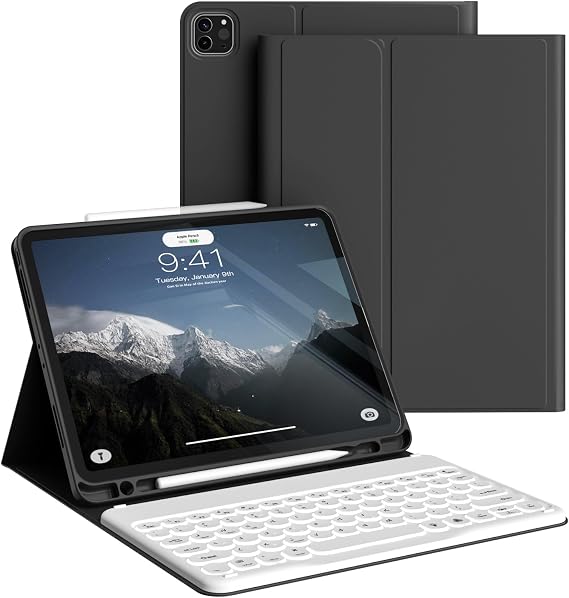 Keyboard Case for iPad Pro 11 Inch 4th/3rd/2nd Gen (2022/2021/2020)