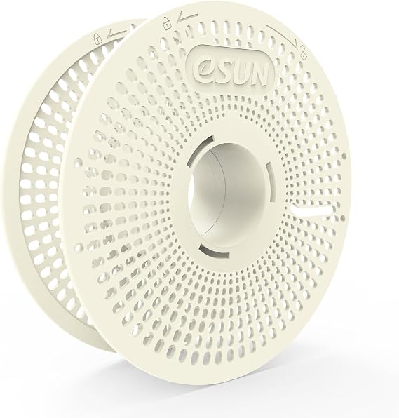 eSUN Upgraded eSpool+ Reusable and Detachable Refilament Reel, ABS Hollow Filament Holder, Easy-to-use Replacement Storage Spool, 1 Pack, 200x 67.2mm