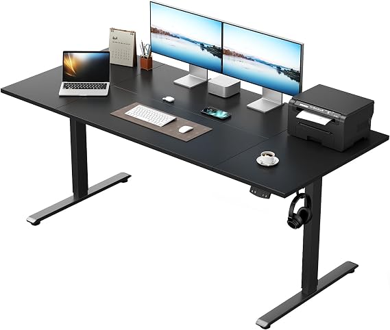 Klicelor Height Adjustable Electric Desk, 2 Memory Buttons, 120x80cm