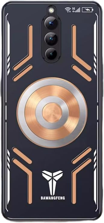 Red Magic 8 Pro Case, Magnetic Absorption, Red Magic 8 Pro+ Back Case, Aluminum, Super Heat Dissipation, Metal Case for Red Magic 8S Pro, Shock Absorption, Car Holder, Cover for Red Magic 8S Pro+