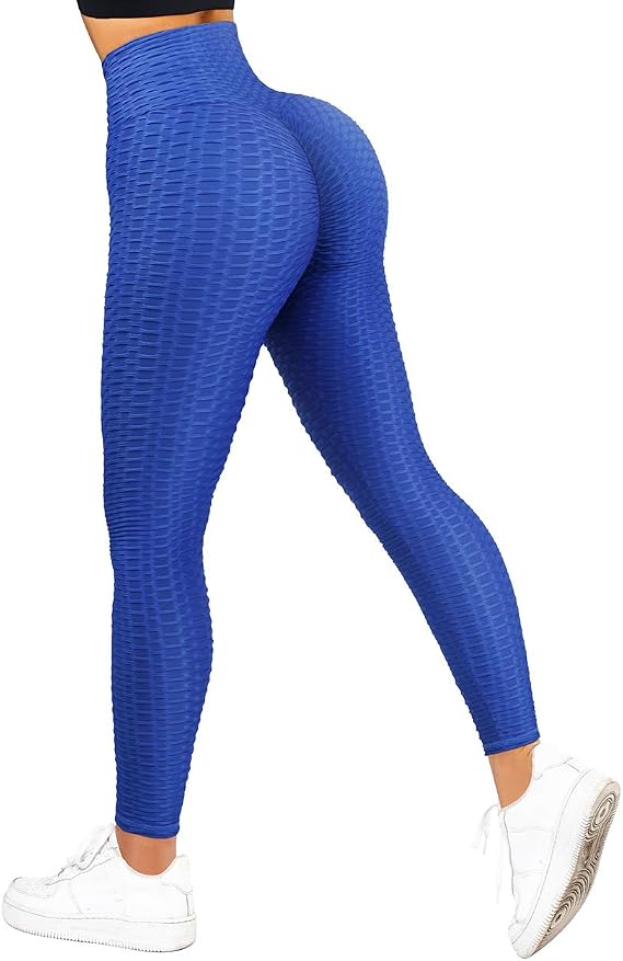MOOSLOVER Women Scrunch Butt Lifting Workout Leggings Textured High Waist Anti Cellulite Yoga Pants