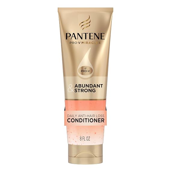 Pantene Abundant & Strong Conditioner, Strengthens Hair from Root to Tip, 8 oz