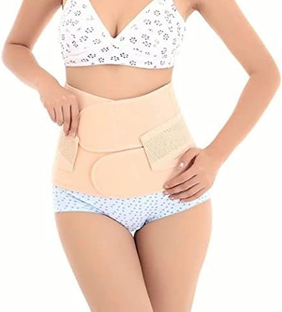Waist Slimming Belt Shaper Wrapper Band Abdomen Abdominal Binder Women Postnatal Pregnancy Belt Support Back After Birth Belly Postpartum Recoery Support Girdle Belt Belly(Size:S)