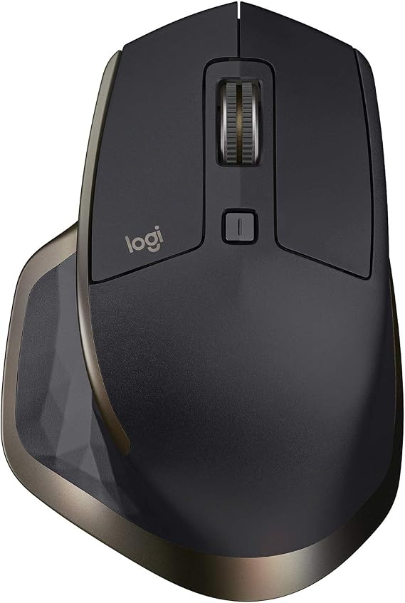 Logitech MX Master Wireless Mouse High-Precision Sensor, Speed-Adaptive Scroll Wheel, Thumb Scroll Wheel, Easy-Switch up to 3 Devices