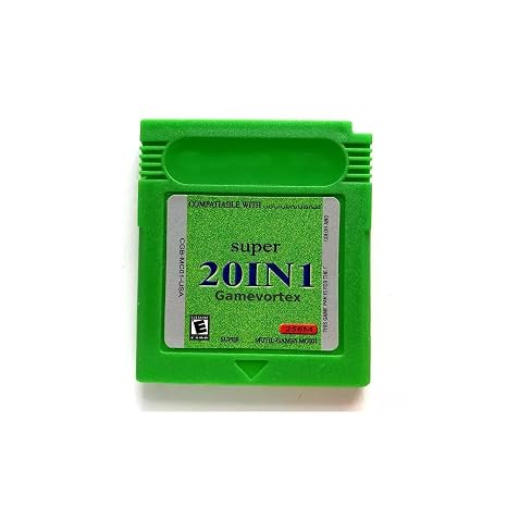 Super Cartridge 20 in 1 Game Boy Color GBC 16bits Video Game Cartridge Card For Handheld Consoles