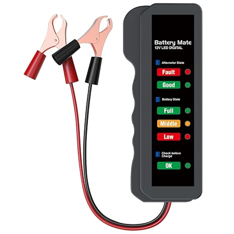 12V Car Battery Tester and Alternator Tester, Automotive Load Tester Indicator, 12 Volt Auto Check for Automobile | Indicator, 12 Volt Auto Check for Automobile