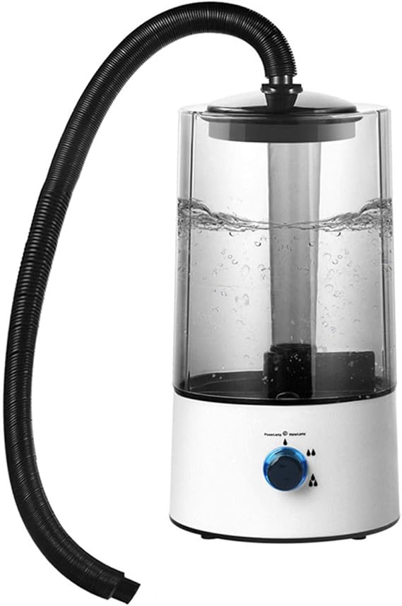 Reptile Humidifier Misters Fogger with Hose, Lizard Tortoise Amphibians Reptile Humidifier Terrariums for Amphibians/Herps/Vivarium with Terrariums and Enclosures(Black,size:US)
