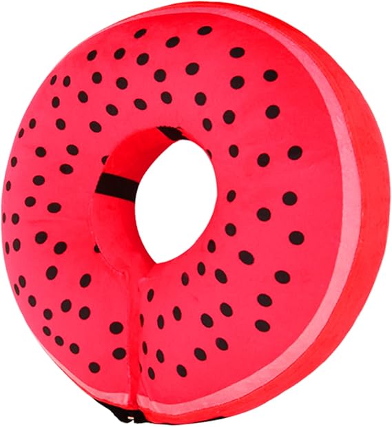 Pitaya Inflatable Dog Donut Collar, Soft Recovery Cone for Large, Medium & Small Dogs & Cats, Adjustable E Collar, Does not Block Pet Vision