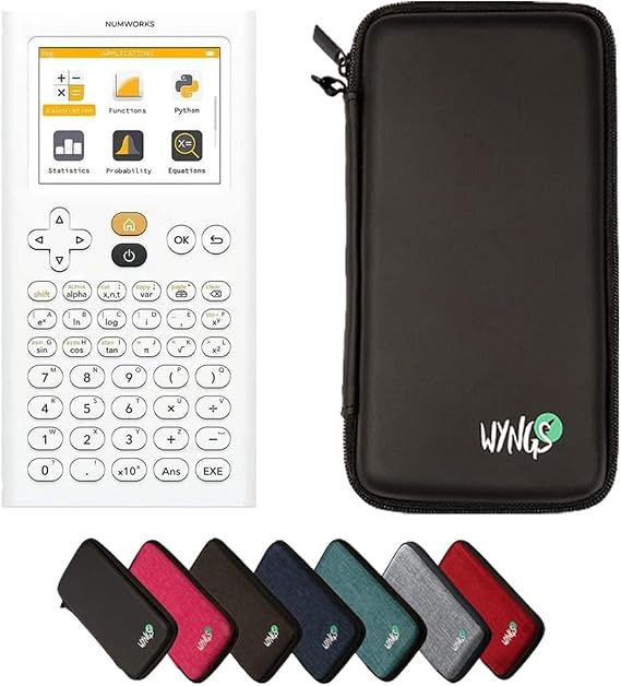 Numworks including a WYNGS protective case in Black - Basic Set