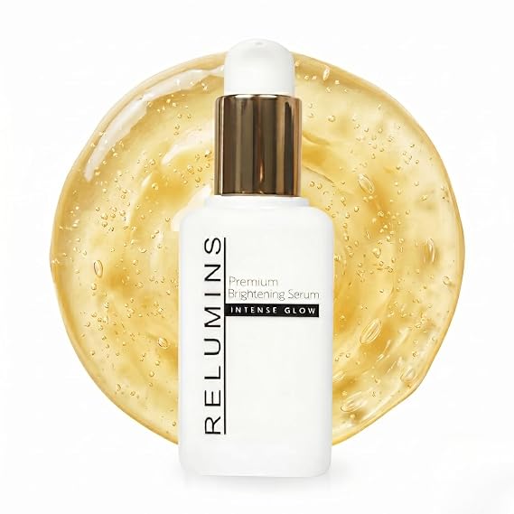 Relumins Intense Glow Premium Serum Radiance-Boosting Face Serum for Uneven Skin Tone, Nighttime Firming & Smoothing Treatment for a Healthier-Looking Glow, Ultimate Summer Glow Skin 150ml