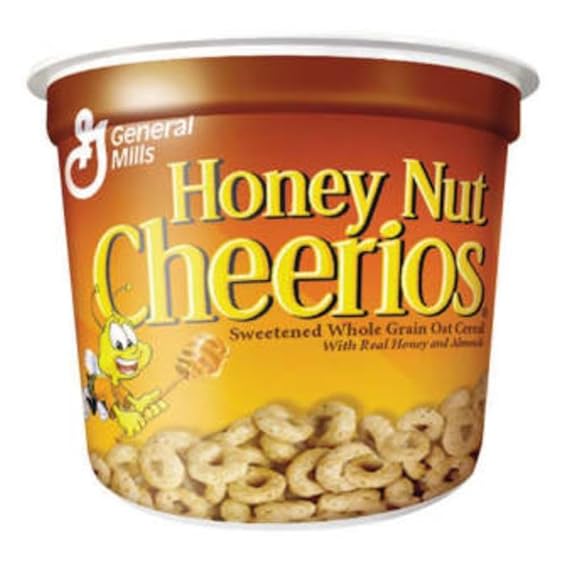 General Mills Honey Nut Cheerios 1.8oz Cup, 6/Pack