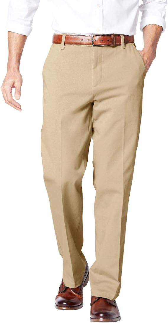 Dockers Men's Classic Fit Workday Khaki Smart 360 FLEX Pants (Standard and Big & Tall)