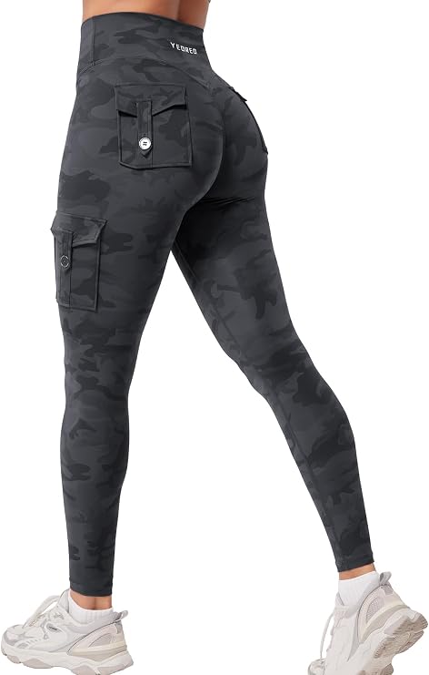 YEOREO CoreFlex Women Workout Cargo Leggings