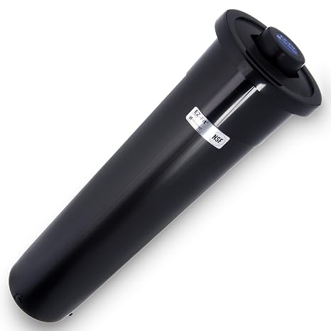 San Jamar EZ-Fit Cup Dispenser, One Size Fits All Storage for Drink Cups in Commercial Kitchen, Compatible with 6 - 24 Oz Cups, 26", 1 Count, Black