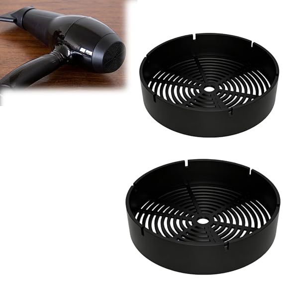 Dust Cover Replacement compatible with Babyliss Hairdryer,3D Printed Intake Filter Guard for Model 6614 Ipro 2200,Prevents Debris Entry (Black)