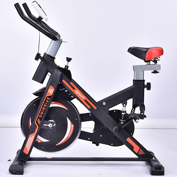Sports Exercise Bike,Home Indoor Exercise Bike,Gym Equipment,Pedal Exercise Bike,Super Quiet,for Home Workout (A)