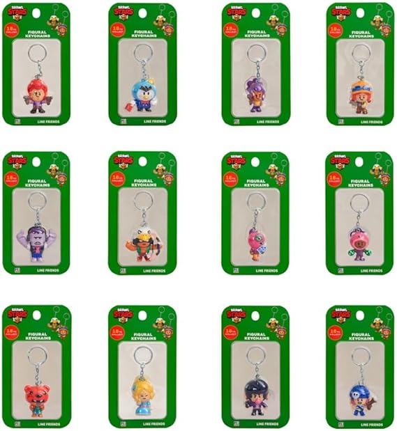 Brawl Stars P.M.I Figural Keychains - 1 Pack (S1) (Random) (BRW8010)