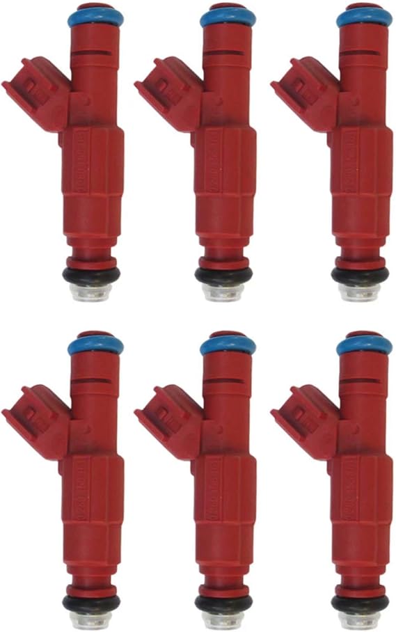 Fuel Injectors Set 6pcs 12 Holes Fuel Injector Parts For Dodge Dakota/Ram 1500 Van/Ram 2500 Van Ford Escape/Mustang/for Jeep Cherokee Windstar/Grand Cherokee/Liberty/Wrangler Mercury Mariner