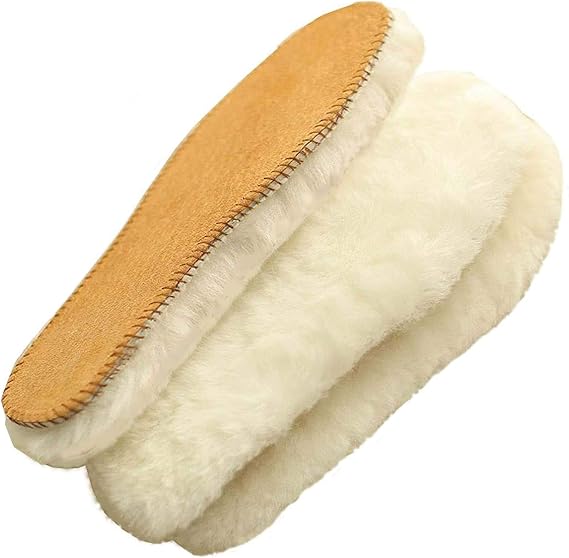 Genius Australian Sheepskin Insole,Extra Thick and Warm Wool Insole,Women's Replacement Insoles,Women US 7 B(M)