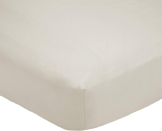 ORGANIC TEXTILES Premium, Eco Friendly Organic Cotton Fitted Bed Sheet for Baby Cribs (Cradle Sleeper Size 18x36, [GOTS Certified], 350 Thread Count, Cradle Sleeper Size, for Baby, Machine Washable