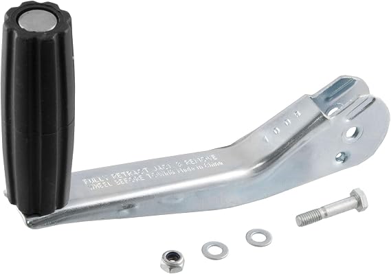 CURT 28921 Replacement A-Frame Jack Handle for #28200, #28202, #28203 or #28250, SILVER BLACK