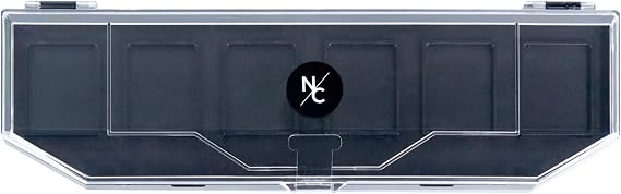 Narrative Cosmetics 6 Color Empty Alcohol Activated Palette for Refills and Custom Palette Creation