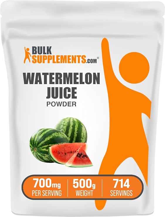 Watermelon Juice Powder - from Watermelon Fruit, Fruit Powder, Hydation Supplement - 700mg per Serving, 500g (1.1 lbs) (Pack of 1)