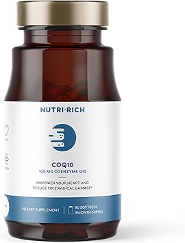 CoQ10 100mg Softgels with MCT Oil Naturally Fermented Ubiquinone for Heart Health, Energy & Statin Support High Absorption Coenzyme Q10 Supplement Non-GMO, Gluten Free 90 Softgels