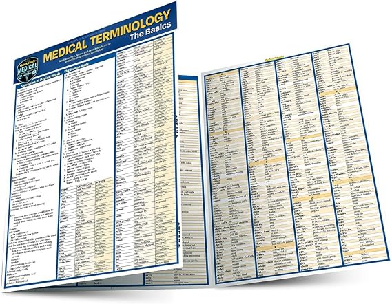 Medical Terminology: The Basics: a QuickStudy Laminated Reference Guide (Quick Study Academic)
