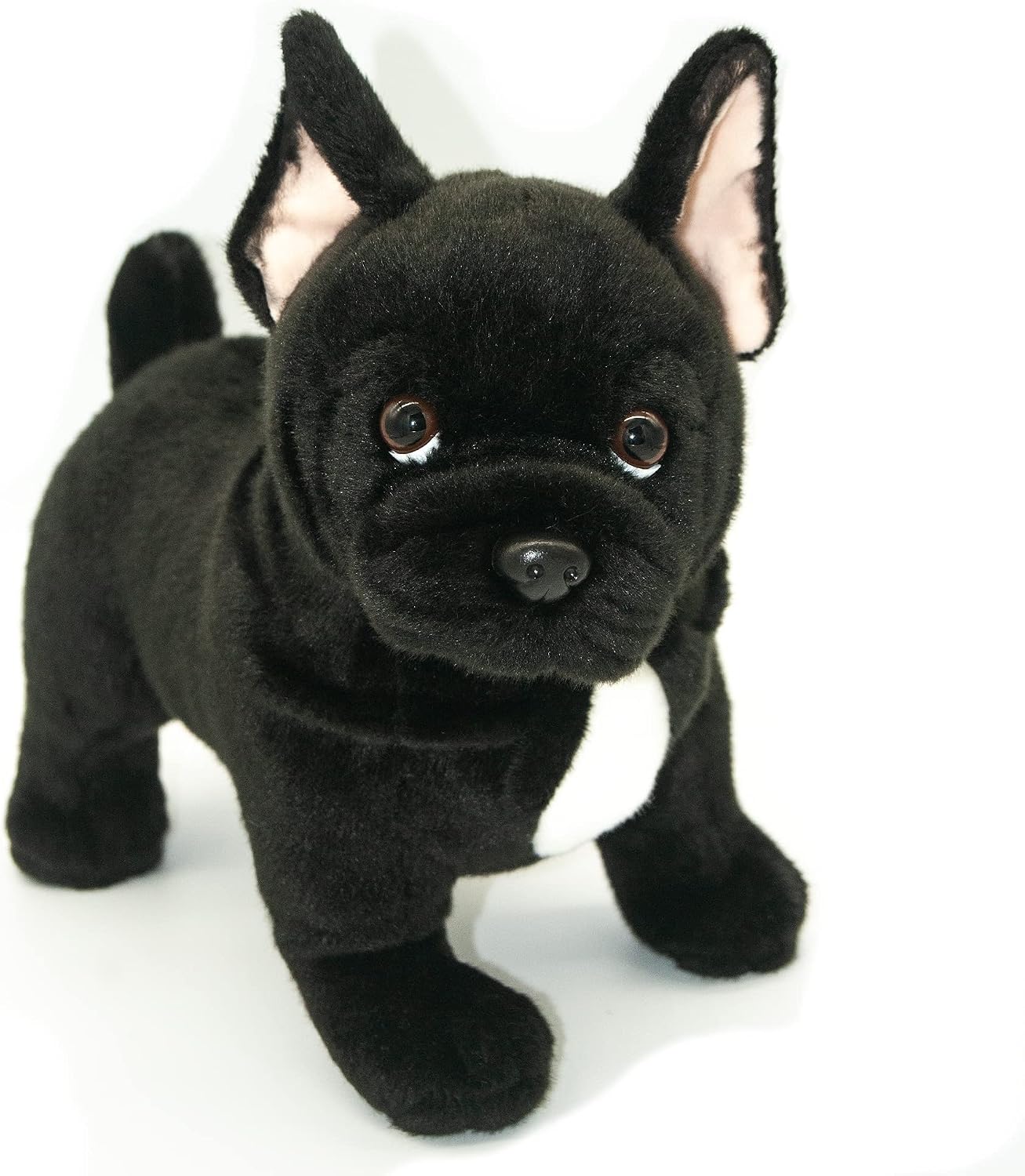 French Bulldog Stuffed Animal, Black Dog Stuffed Animals, Large Stuffed Dog Plush, Cute Stuffed Animals for Girls, Birthday, Gift,12.5 inches