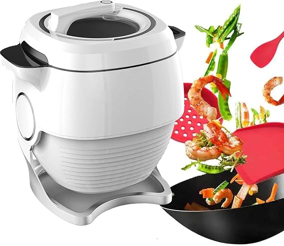 Automatic Cooking Machine, Smart Touch Screen, 360° Rotating Stir-Fry, Multi-Function 3D Heating for Effortless Auto Cooking, Ideal Kitchen Appliance