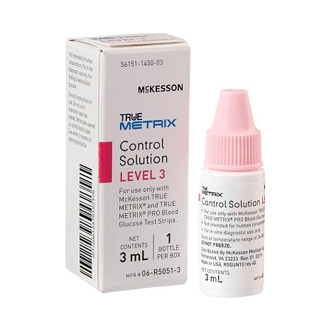 McKesson TRUE METRIX Control Solution Level 3, 3 mL, 24 ct