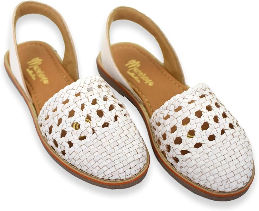 Macarena Collection レディースシューズ レザーサンダル レディース | Huarache ハンドメイド メキシカンサンダル レディース | 快適でスタイリッシュなレディースサンダル 2340
