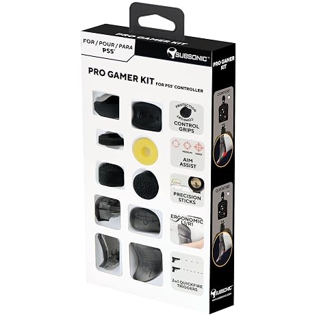 Subsonic - Pro gamaer pack - E-sports customisation accessory kit for PS5 controller