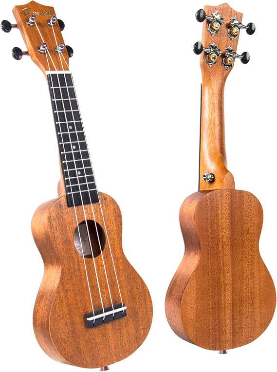 Kmise Ukulele Soprano Ukelele 17 Inch Mini Travel Pocket Ukalalee for Kids Beginners Adults