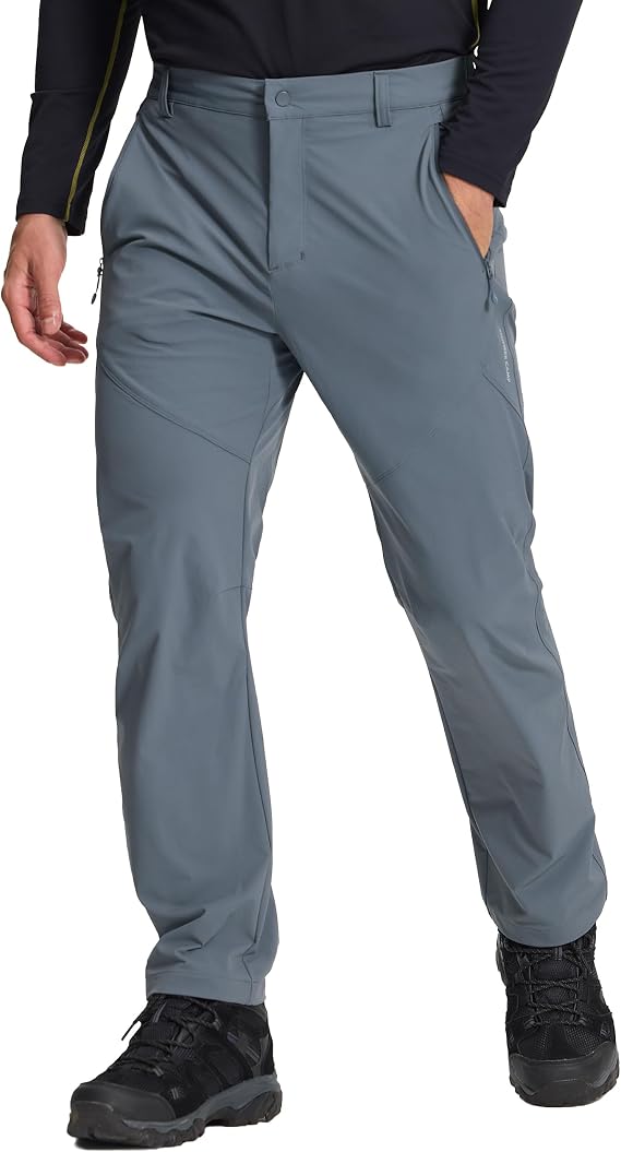 Pioneer Camp Mens Trail Hiking Pants Water-Repellent Quick-Dry Pants for Hiking & Camping