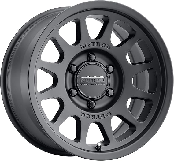 Method Race Wheels 703 Matte Black 16x8" 6x5.5", 0mm offset 4.5" Backspace, MR70368060500