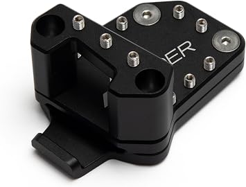 AltRider Dual Control Brake System Compatible with BMW R 1300 GS ONLY - Brake Enlarger Plate with Adjustable Riser - Enhanced Foot Control & Grip for On & Off Road - Reduces Reaction Time - Black