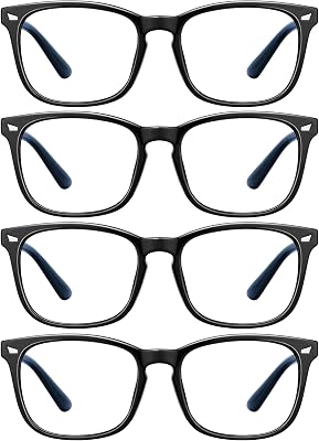 hunsquer Blue Light Glasses for WomanMen Computer Blue Light Glasses