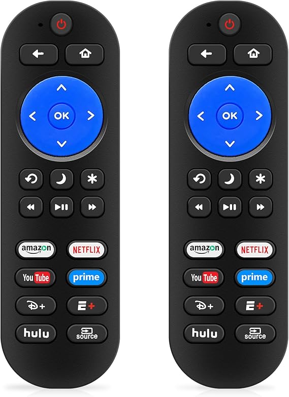 Universal Replacement TV Remote for Roku Players and Roku TV Remote, for Roku 1 2 3 4, Express/+, Premiere/+, Ultra and for All Roku TV (Not for Roku Stick)