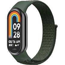 Quality Wicker Knitted Fabric Cord with Velcro Design, Compatible with Teknoft Xiaomi Mi Band 10/9/8, Lightweight and Adjustable According to Wrist Size That Does Not Disturb the Wrist