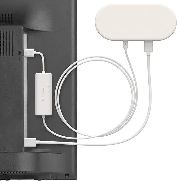 Mission USB Power Cable for Google TV (Power Google TV Directly from Your USB Port)