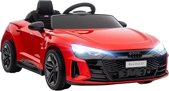 Aosom Licensed Audi RS e-tron GT 12V Ride On Car Truck for Kids Red