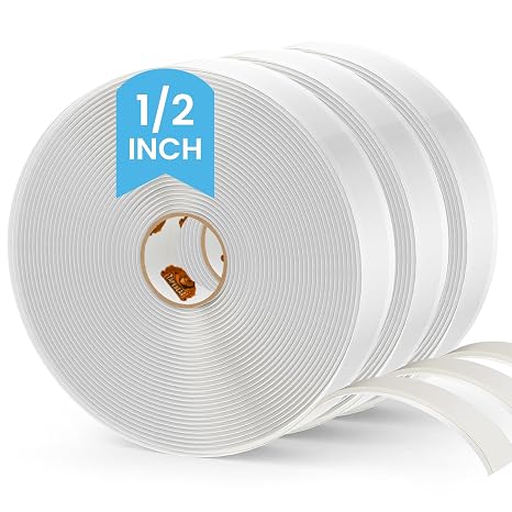 TAPEBEAR Butyl Tape White 1/2" x 30' x 1/8" RV Tape Sealant Waterproof