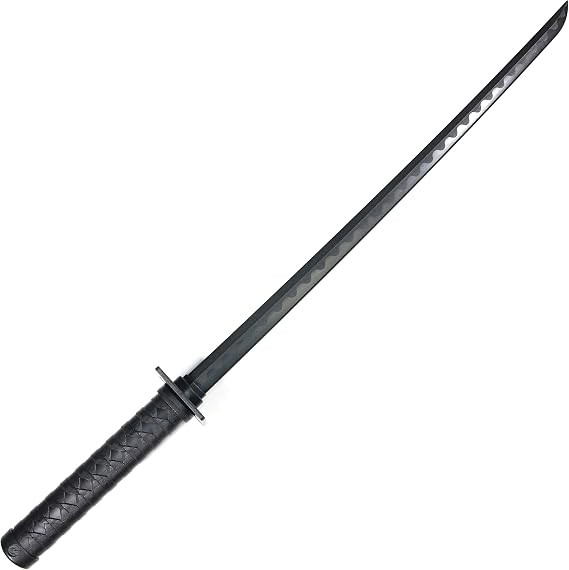 Black Polypropylene Ninja Ninjutsu Katana (34.5")