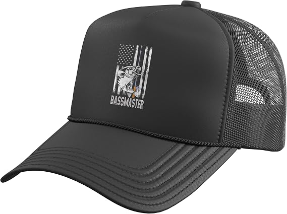 bass Champion Trucker Hat with Adjustable Mesh Back