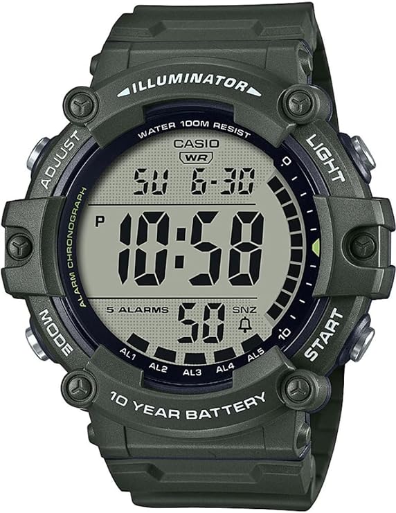 Casio AE-1500WHX-3AVDF Kol Saati, Standart, Digital, Yeşil, Erkek