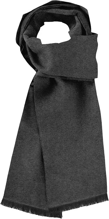 Buauty Winter Scarf for Men Long Warm Soft Cashmere Feel Classic Scarves Striped Plaid Tassel Scarfs Holiday Gift Mens