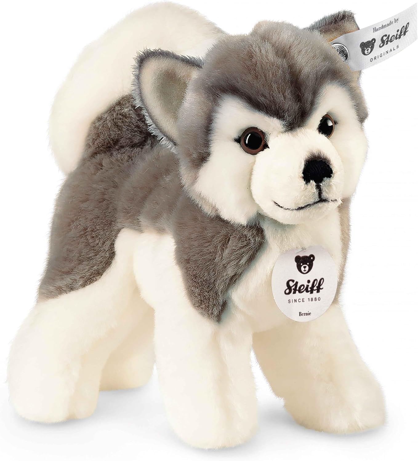 Steiff Bernie Husky Grey White, 17 cm